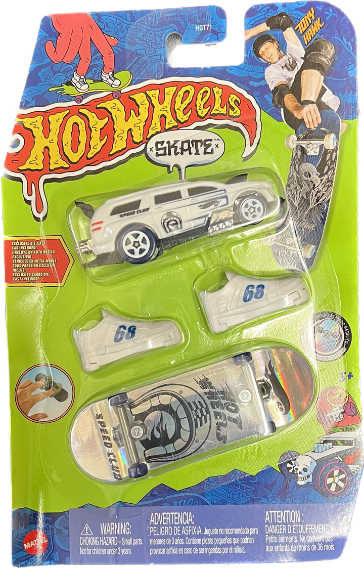 Hot Wheels Skate Fingerboard & Skate Shoes with Matching Car Assorted