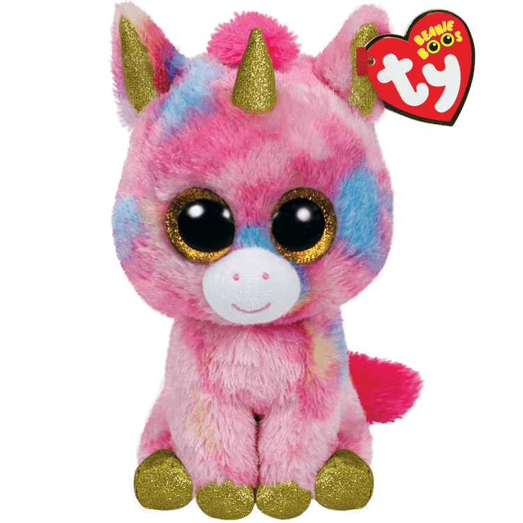 Ty Beanie Boos Fantasia the Multicolour Unicorn Plush 6"